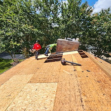 Chimney-Leak-Led-To-Roof-Replacement-In-Louisville-Kentucky-Pro-Restoration-Plus 2